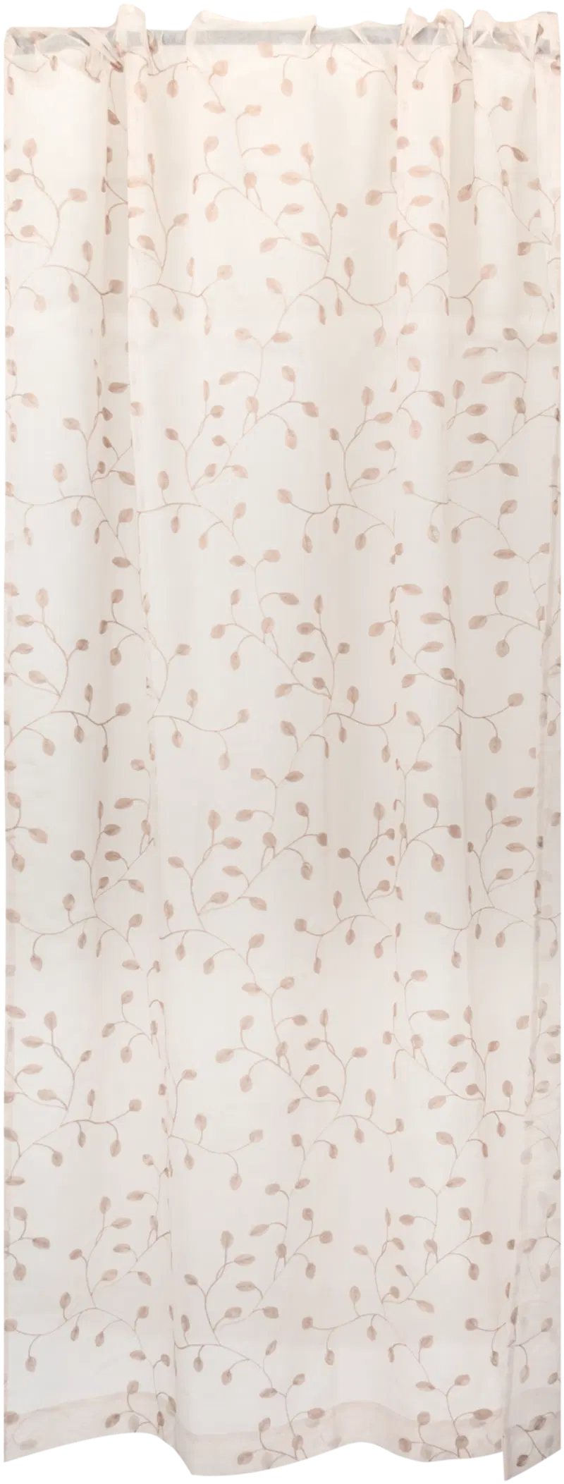 Светлая штора Домик Köynnös 140x250 см бежевый (цвет лен бежевый)