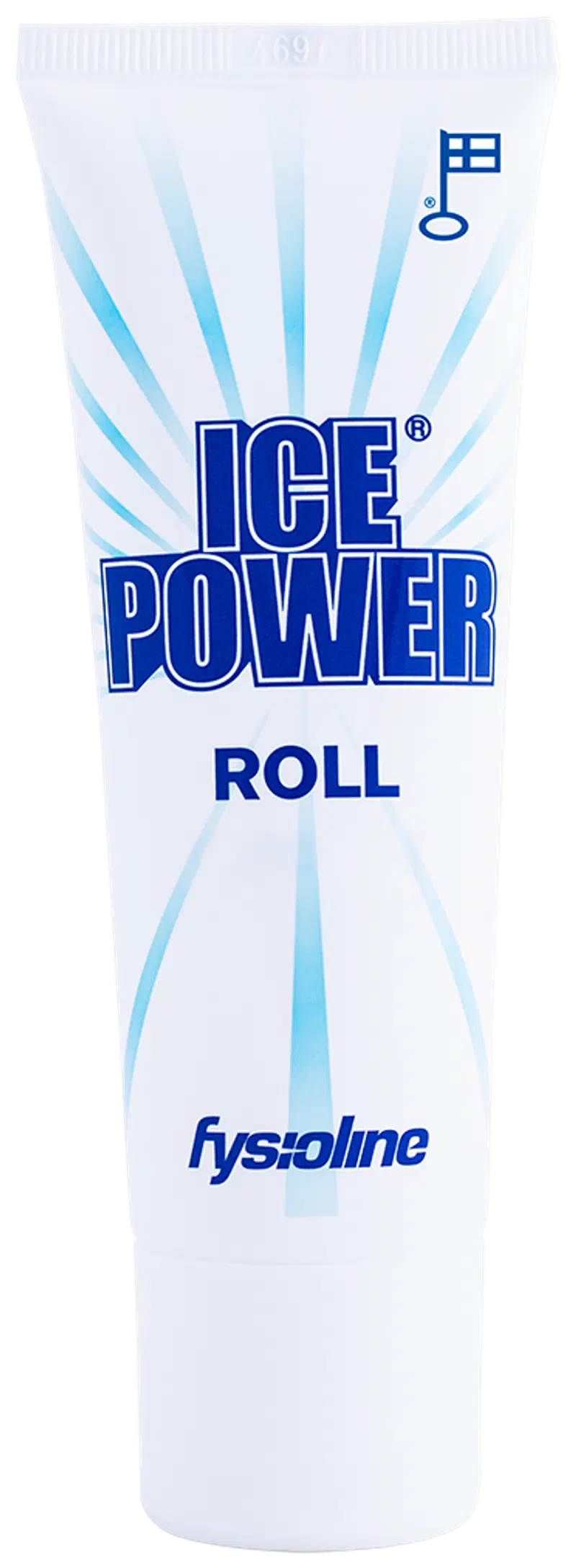 Icepower Roll холодный гель в рулонах, тюбик 75 мл (цвет Светло-голубой белый)