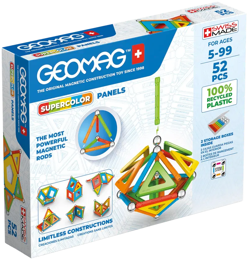 Панели Geomag Supercolor 52 детали