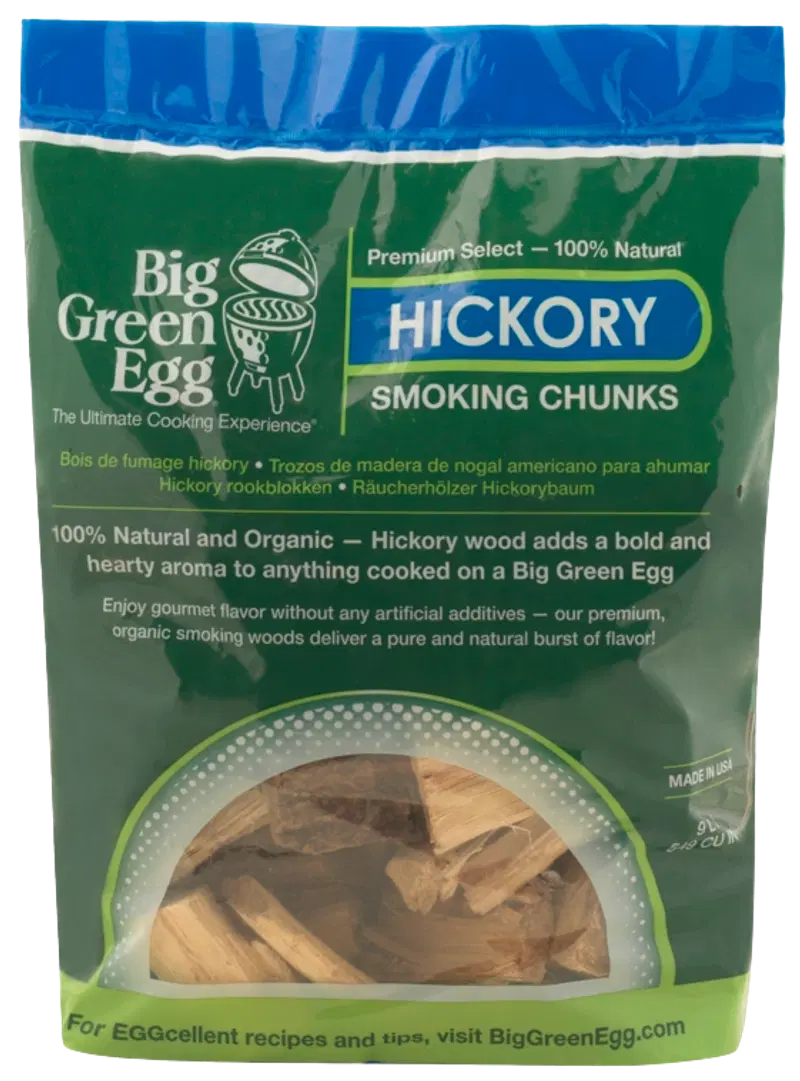 Big Green Egg кусочки для копчения гикори 9 л