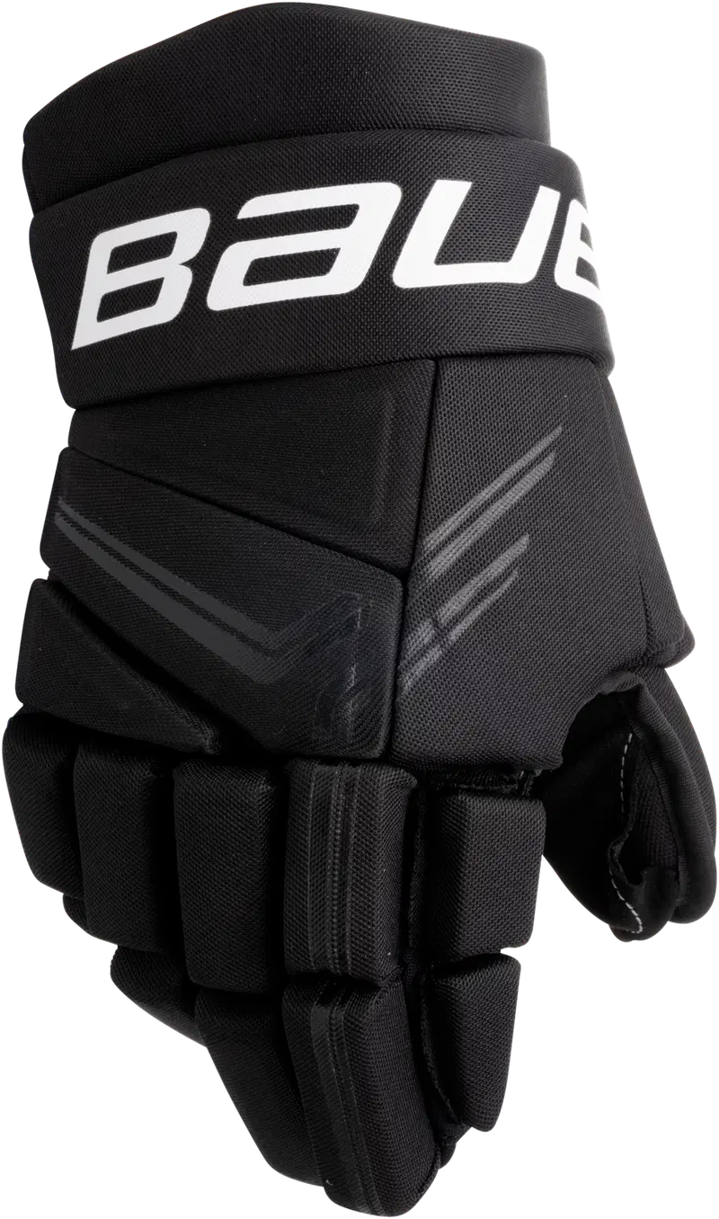 Перчатки Bauer X SR черные (размер 14,0, цвет ЧЕРНЫЙ)