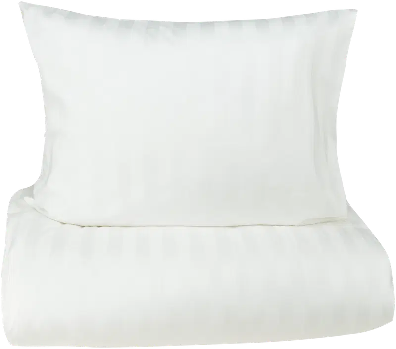 Комплект простыней House из сатина Stripe 150х210 см, белый (цвет белый)
