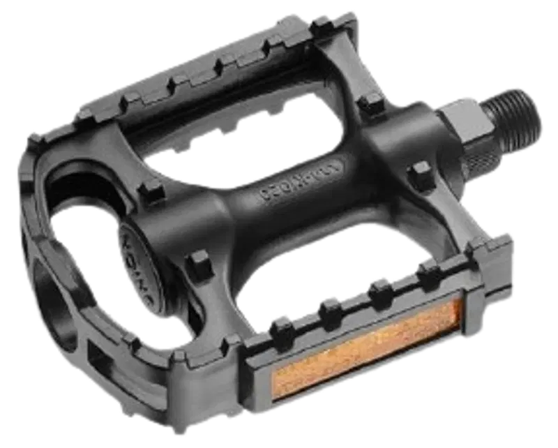 Педаль Jupiter MTB 9/16" с пластиковым ободом (цвет ЧЕРНЫЙ)