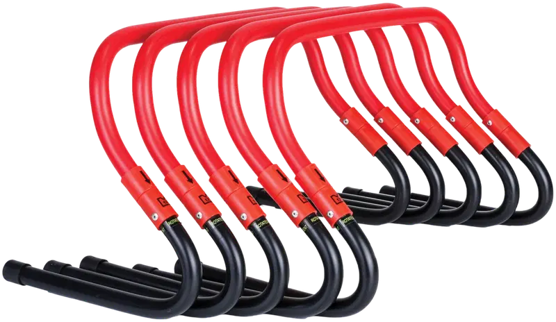Регулируемые технические ограждения Gymstick 5 шт. (цвет Черный, красный)