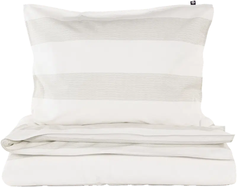 Комплект пододеяльников Familon Percale Stripe 150x210+50x60 см белый/серый (цвет белый/серый)