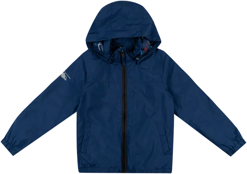 Детская ветрозащитная и легкая куртка Ciraf 252C07261P (размер 92, цвет Темно-синий пион)