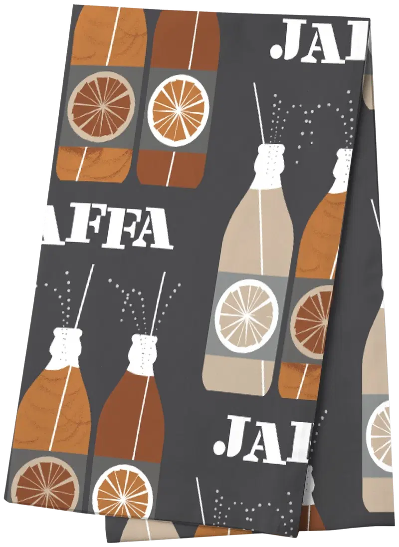 Фартук Vallila Jaffa 40х150 см серо-оранжевый (цвет серо-оранжевый)