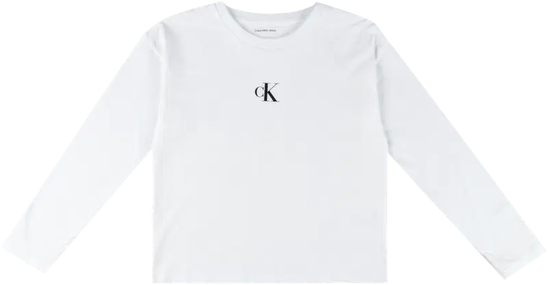 Детская трикотажная рубашка с длинными рукавами Calvin Klein IG0IG02135 (размер 8, цвет БЕЛЫЙ)