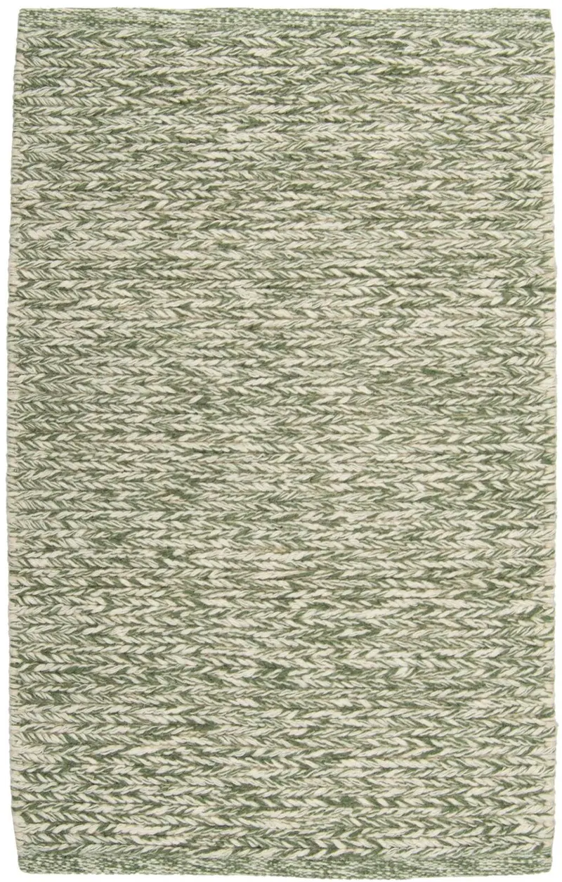 NOKOHOME Шерстяной ковер Анна 80x200 см зеленый (цвет зеленый)