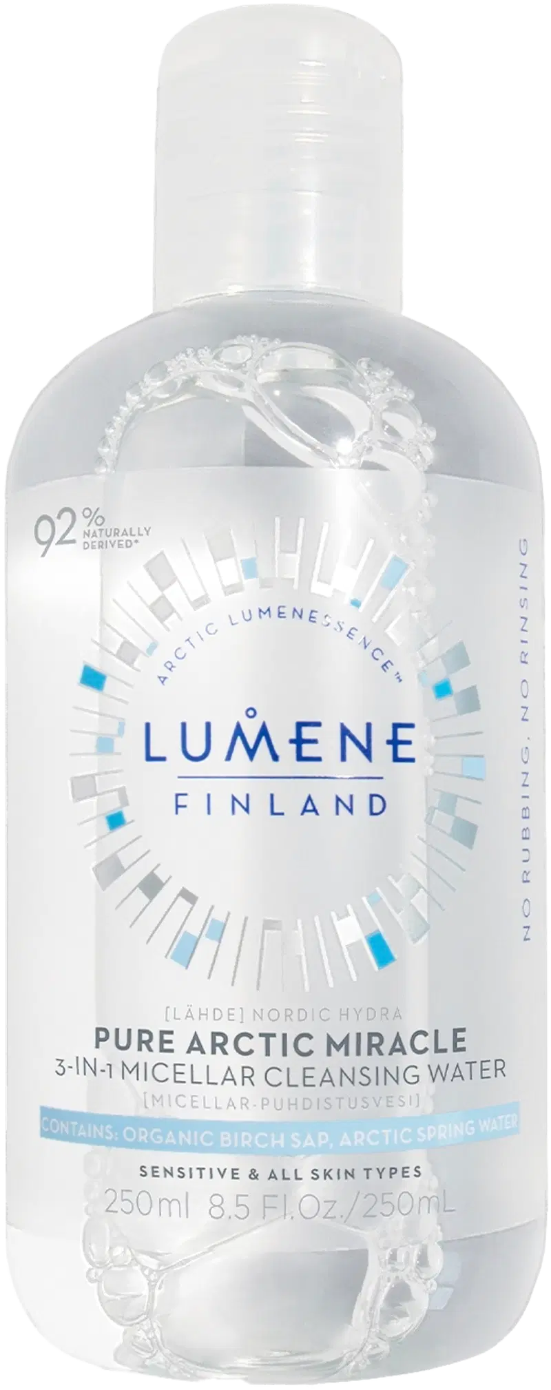 Lumene SOURCE 3IN1 Мицеллярная очищающая вода 250 мл
