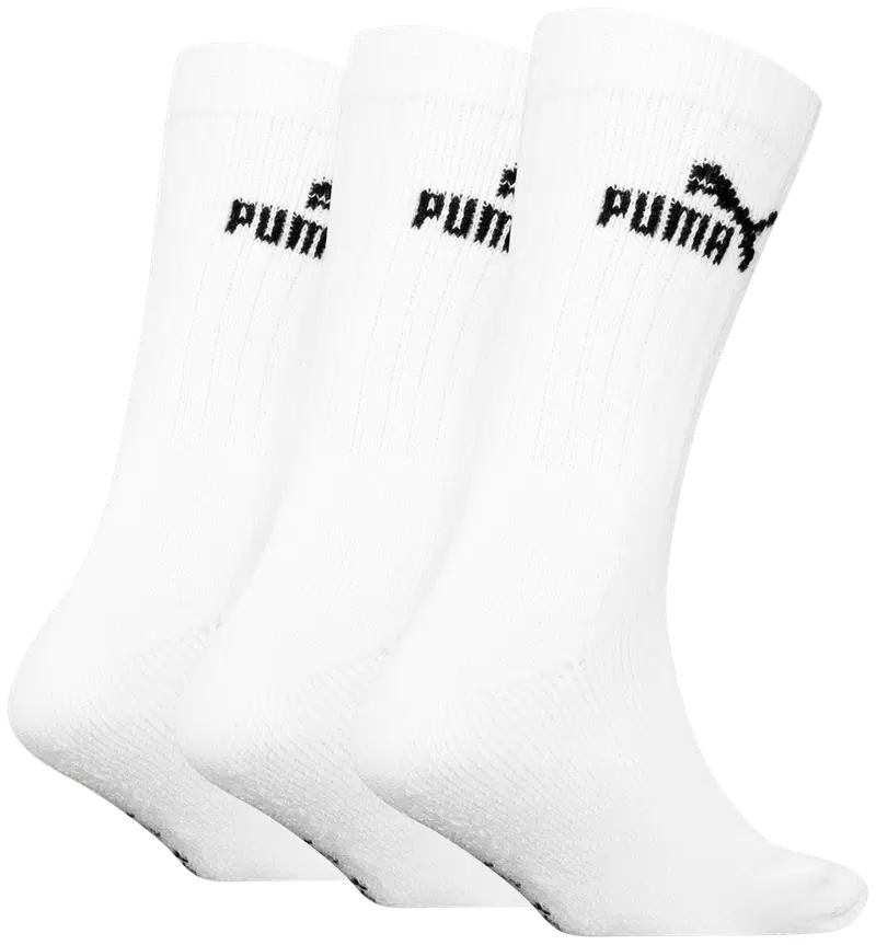 Детские теннисные носки Puma, 3 пары (размер 27/30, цвет БЕЛЫЙ)