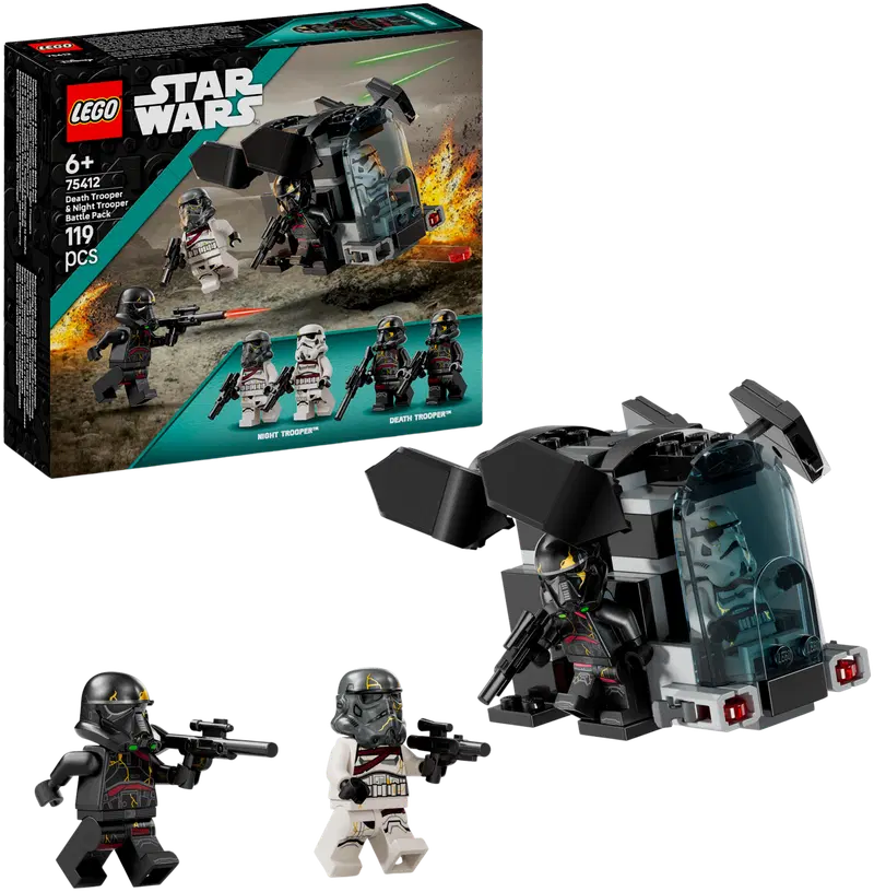 LEGO® Star Wars TM 75412 Боевой набор «Штурмовик смерти и ночной штурмовик»