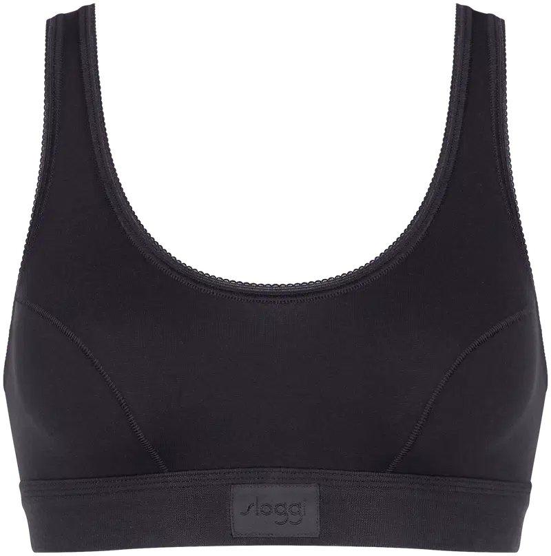 Женский топ Sloggi Double Comfort Top (размер 36, цвет 0004-ЧЕРНЫЙ)