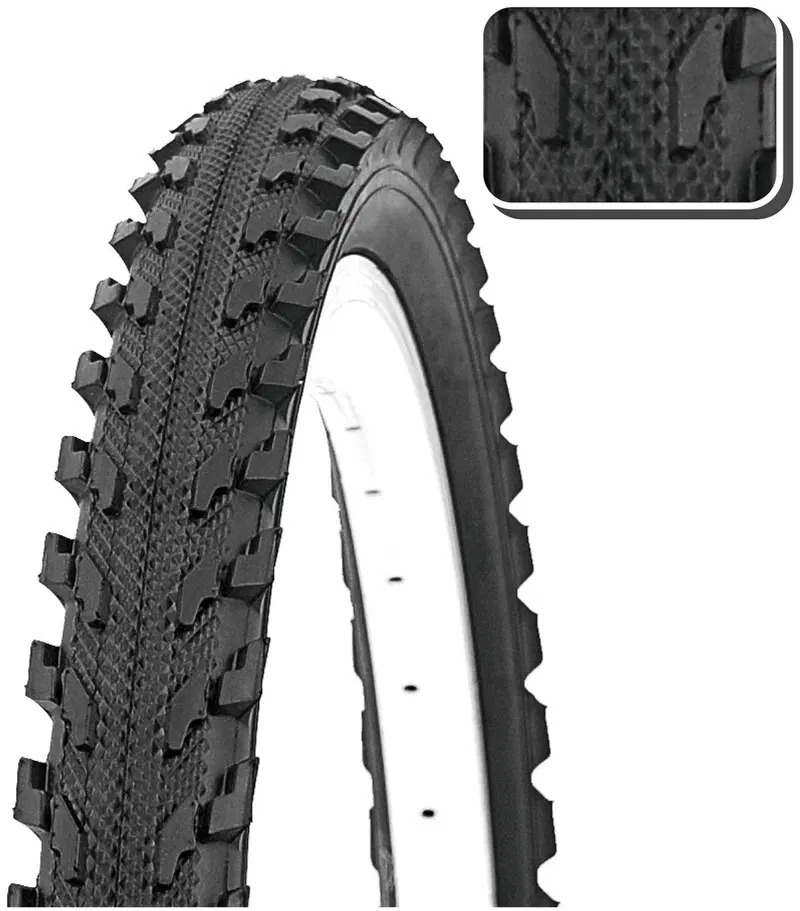 Внешняя покрышка для велосипеда Jupiter MTB 26" 53-559 черная (цвет ЧЕРНЫЙ)
