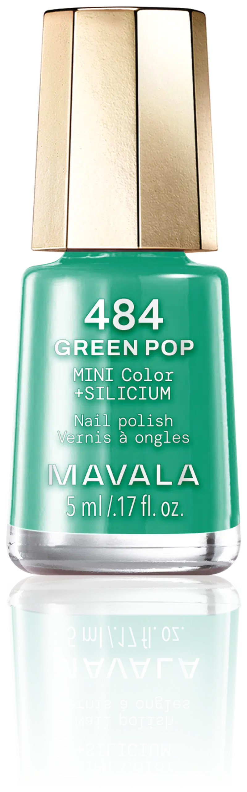 Лак для ногтей Mavala 486 Blue Pop 5 мл (размер 5 мл, цвет Зеленый поп)
