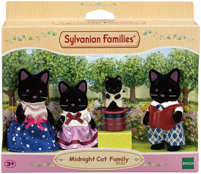 Sylvanian Families Семейство черных кошек