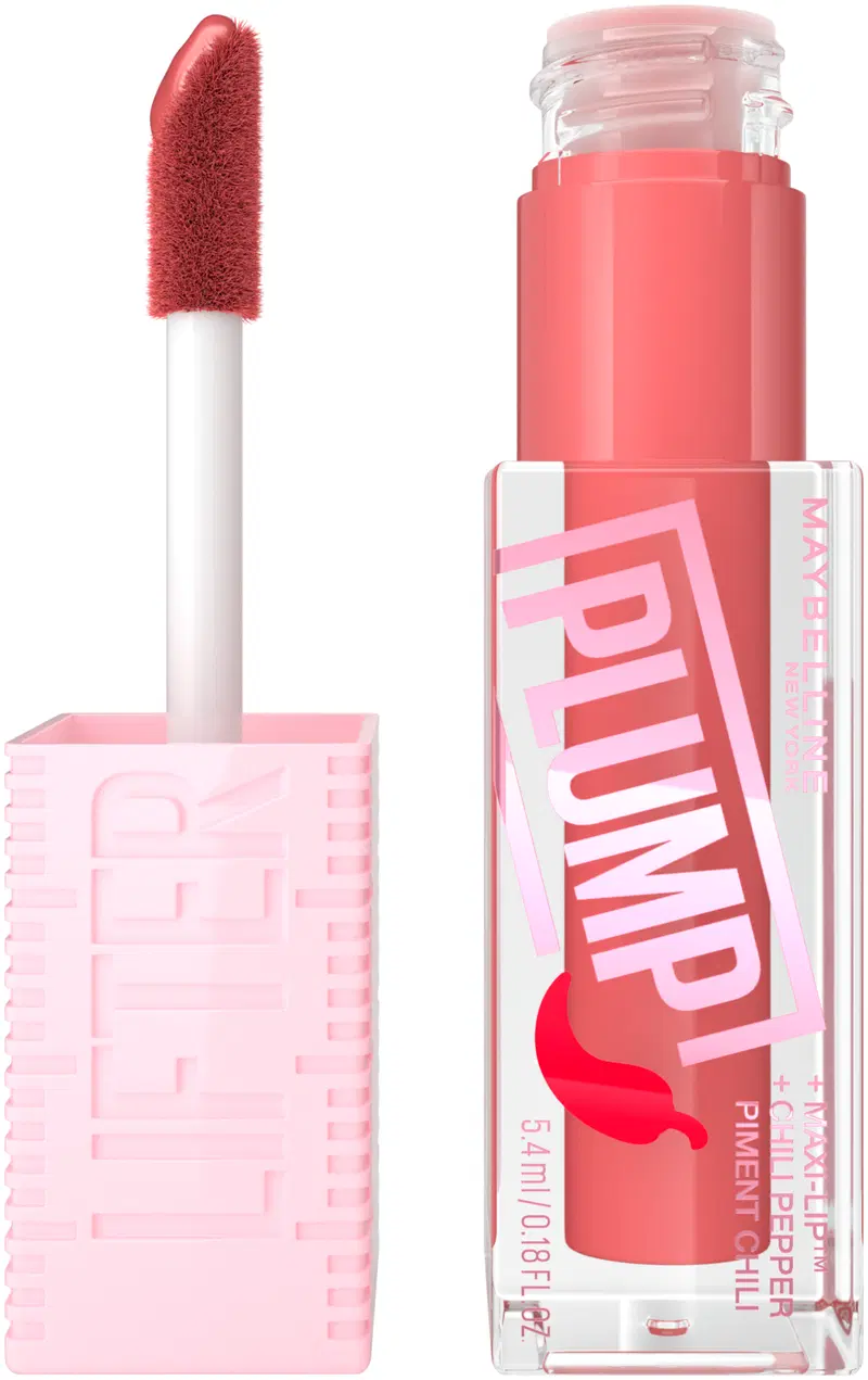 Maybelline New York Lifter Plump 004 Блеск для губ Red Flag 5,4 мл (размер СТАНДАРТ, цвет Персиковая лихорадка)