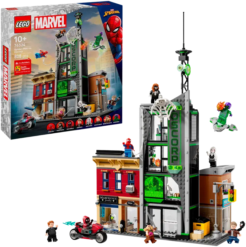 LEGO Super Heroes 76324 Человек-паук против Оскорпа