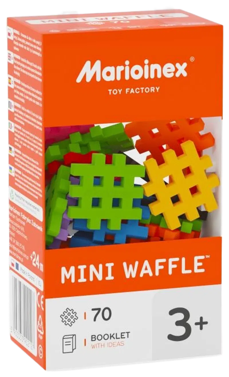 Вафельные конструкции Marioinex мини, 70 деталей.