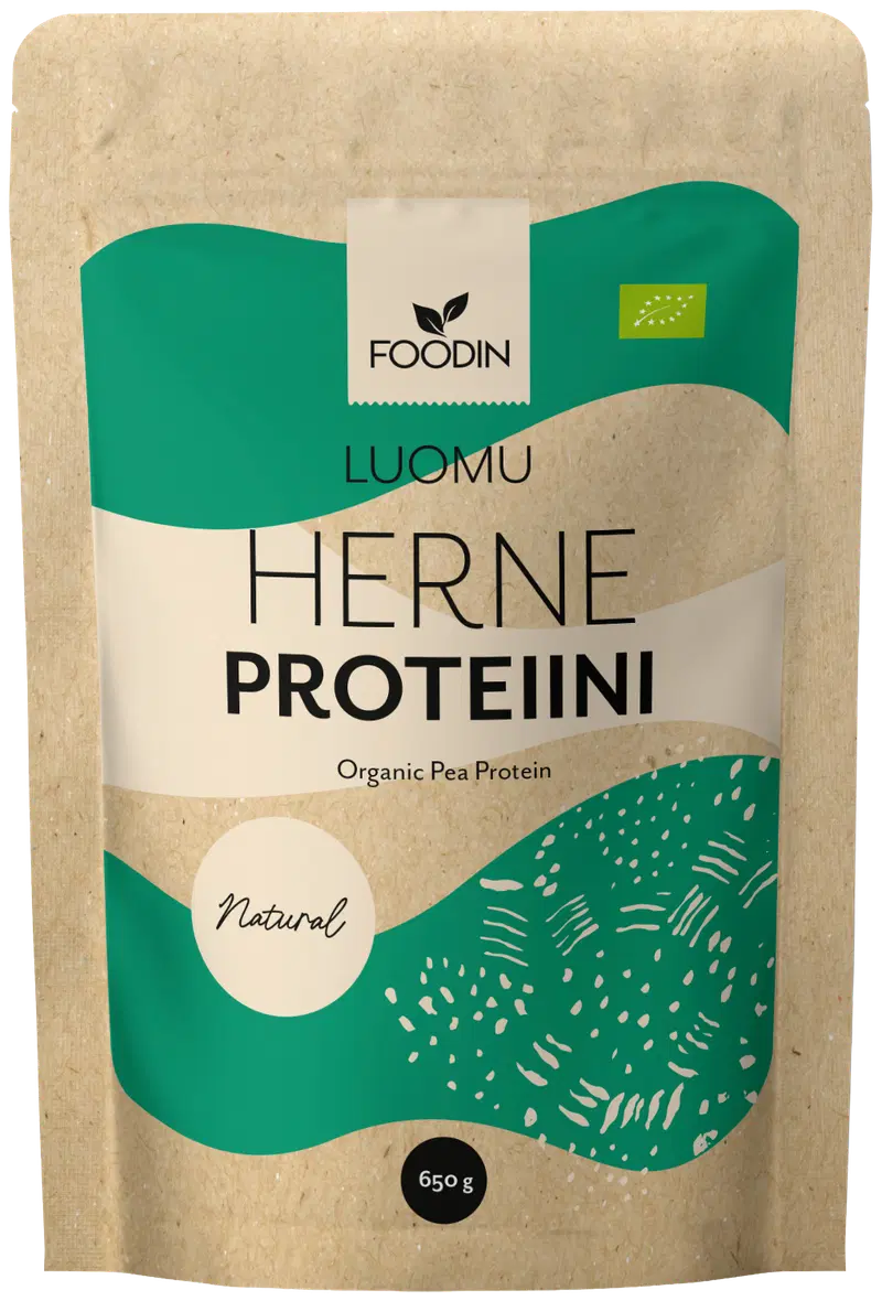 Foodin Гороховый протеин, органический, без вкуса, 650г