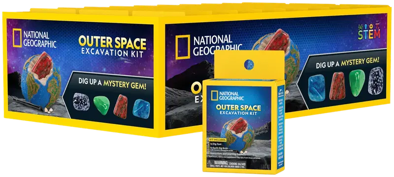 National Geographic Mini Space Excavation Pkt.