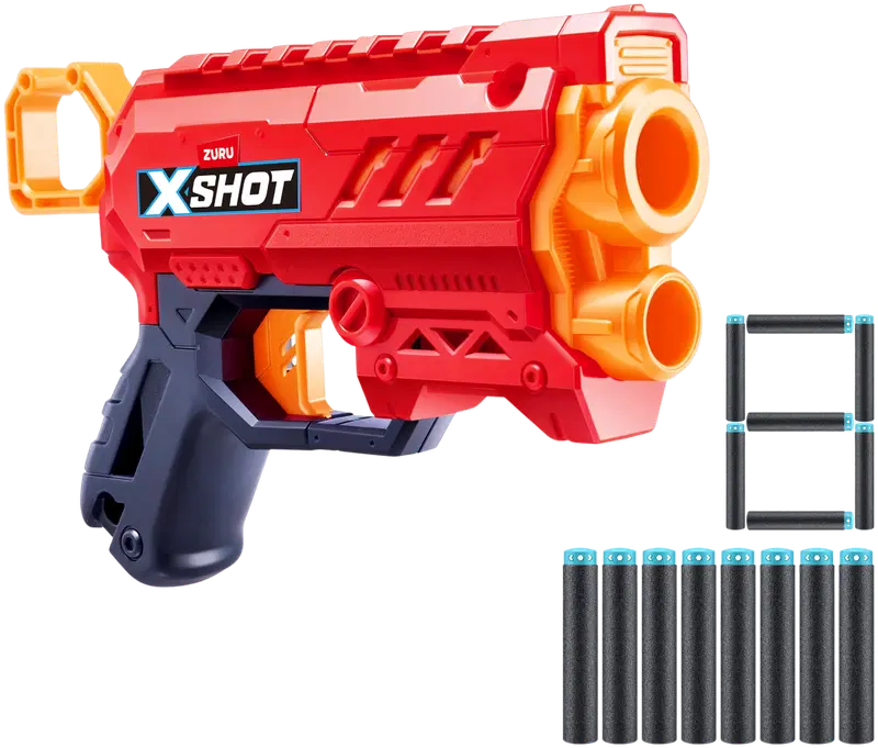Игрушечный пистолет X-Shot Micro 2.0 Цветная карта