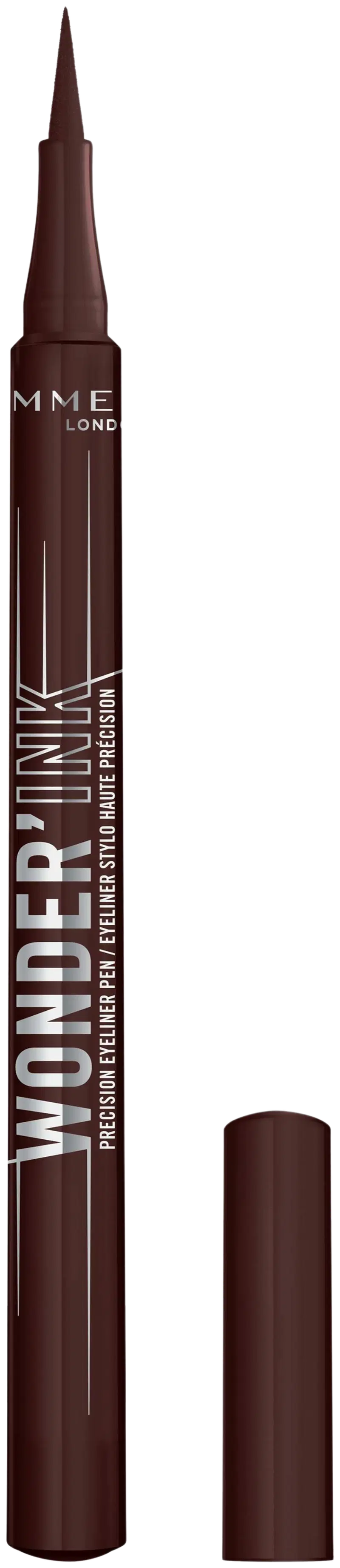 Rimmel Wonder'Ink Precision Eyeliner Pen 1 мл, 004 Velvet Ivy подводка для глаз (размер 1 мл, цвет 002 Пряный каштан)