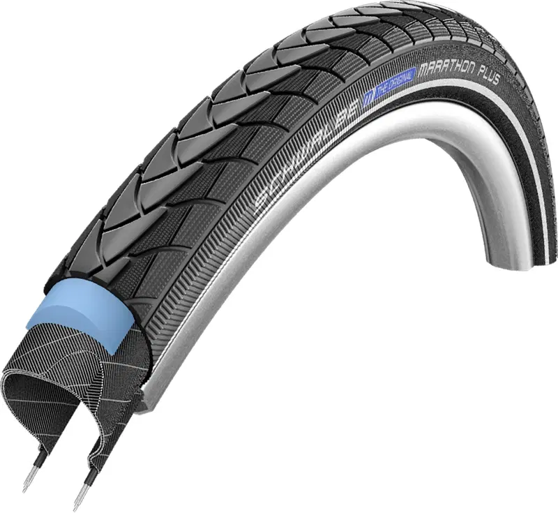 Внешняя велосипедная покрышка Schwalbe Marathon Plus 28 дюймов 28-622 (цвет Черный)