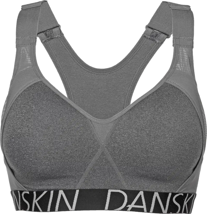Женский спортивный бюстгальтер Dansk ZLSB00676 (размер С, цвет Серый меланж)