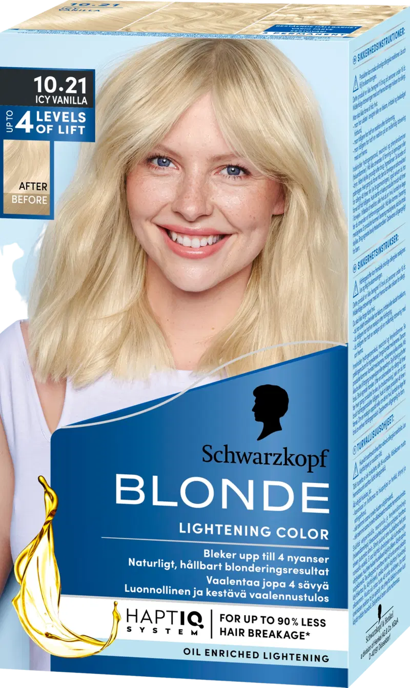 Schwarzkopf Blonde 10.21 Осветляющий крем Icy Vanilla (цвет 10.21 Ледяная ваниль)