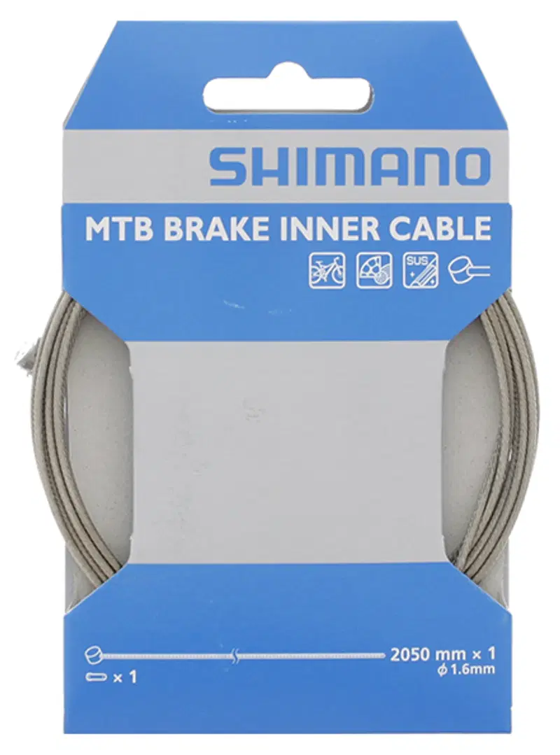 Список тормозных тросов Shimano MTB (цвет Серебро)