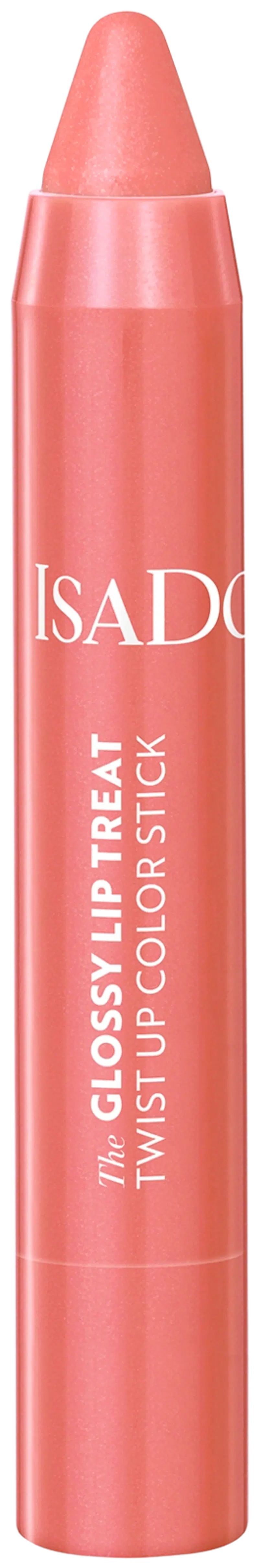 Помада-карандаш Isadora The Glossy Lip Treat Twist Up Color Stick 21 Raisin 3,3 г (размер 3,3 мл, цвет Пляж Персик)