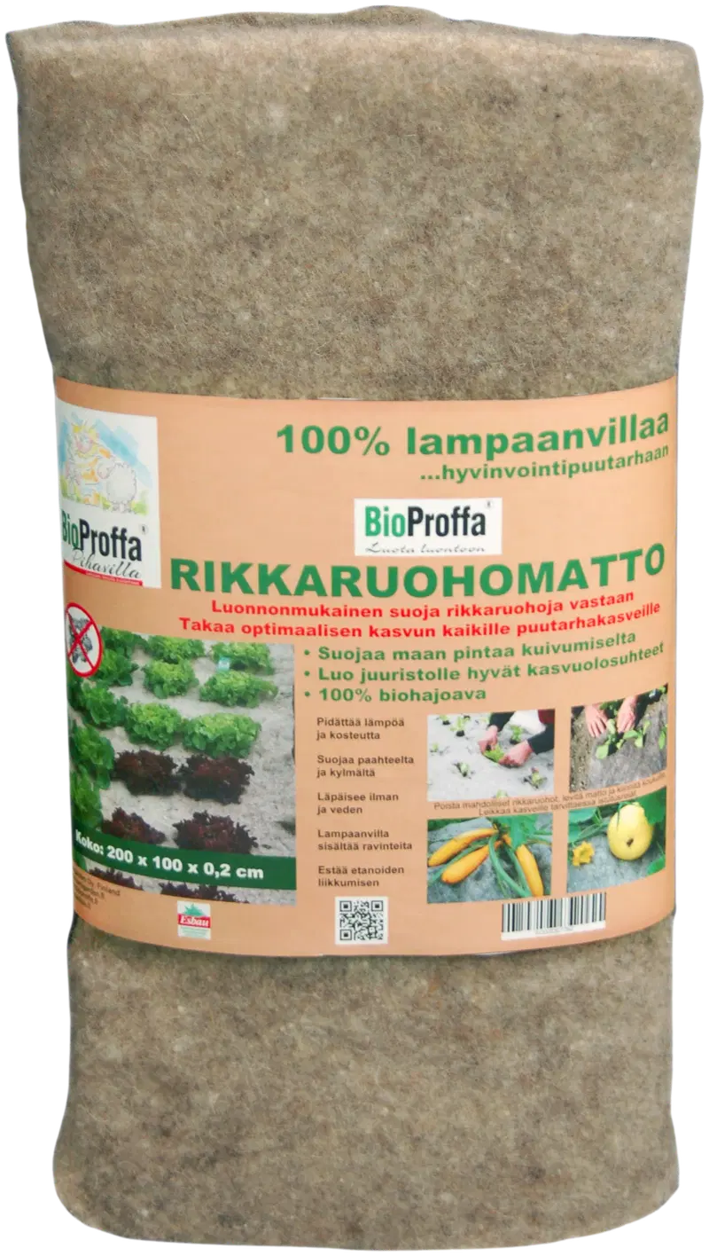 BioProffa Коврик Weed из овечьей шерсти, 200 X 100 X 0,2 см