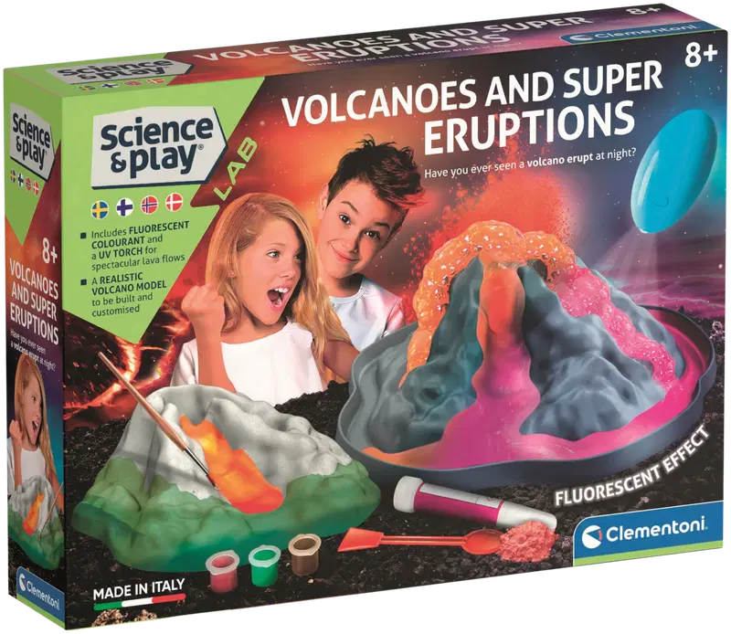 Clementoni Vulcan светится в темноте