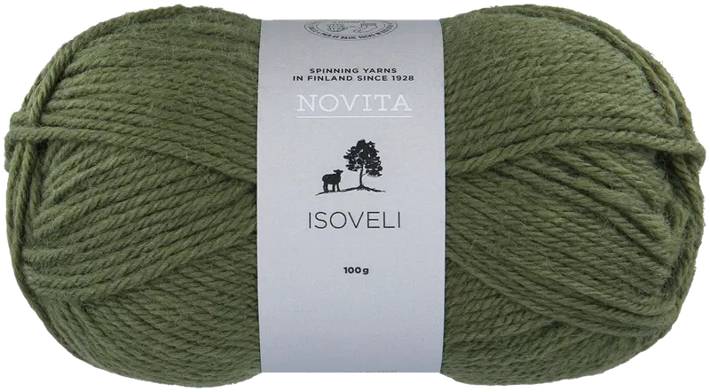 Пряжа Novita Isoveli 100 г камышовая (цвет Рид)
