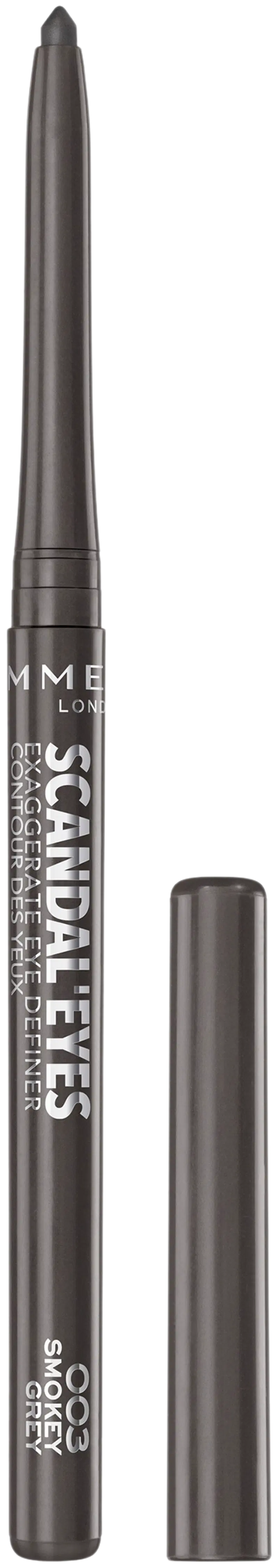 Rimmel Scandal'eyes Eye Definer 0,35 г, 003 Карандаш-подводка для глаз Smokey Grey (цвет Дымчатый серый)