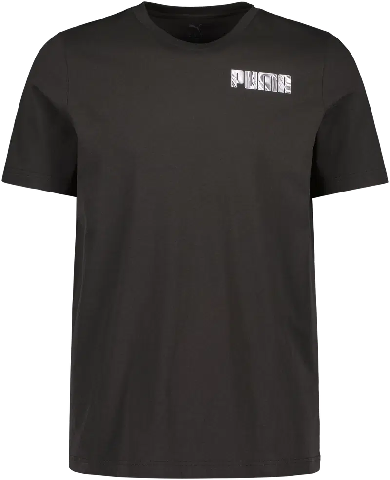 Мужская футболка Puma Mass с маленьким логотипом (размер С, цвет ПУМА Черный)