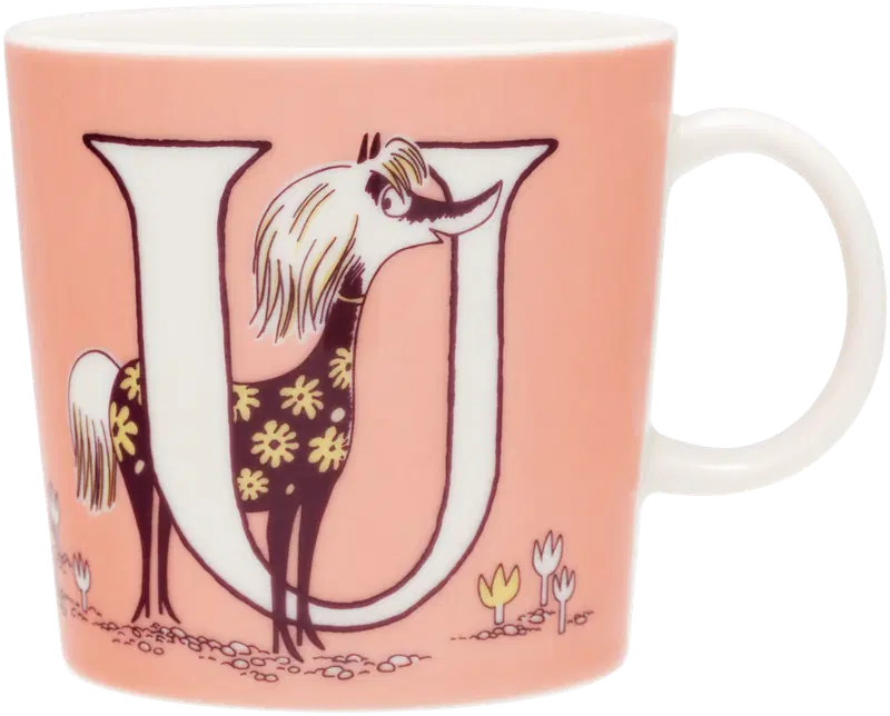 Кружка Moomin Arabia ABC U 0,4 л (цвет разноцветный)