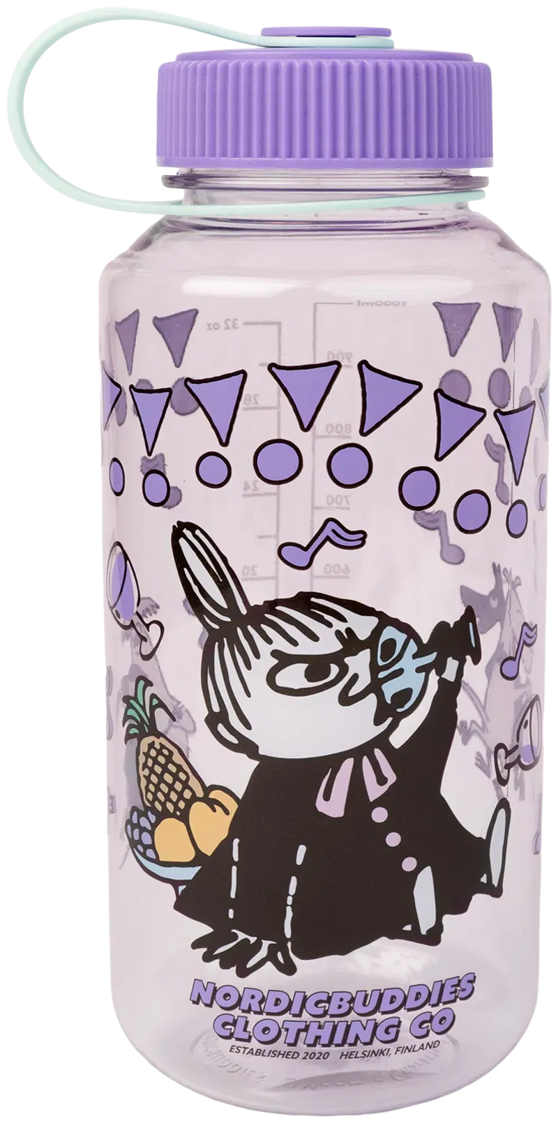 Бутылка для питья Moomin By Nordicbuddies Pikku Myy Juhlat (цвет Розовый)