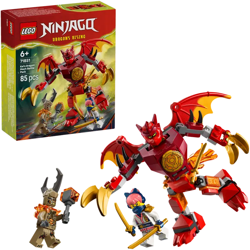 LEGO® Ninjago 71851 Набор «Боевой дракон Кая»
