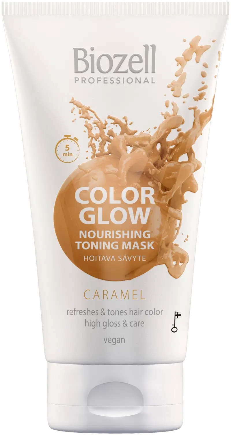 Biozell Color Glow Caramel оттеночная маска 150мл