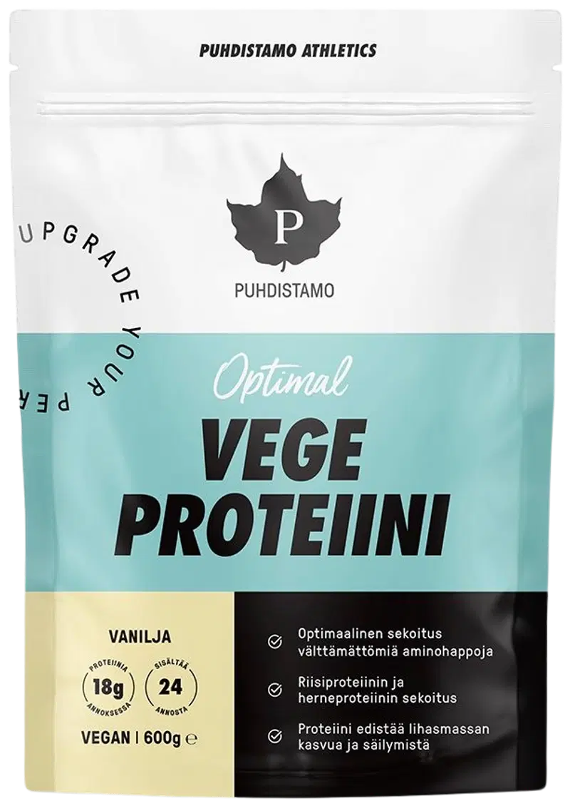 Pudhistamo Athletics Optimal Vege протеиновый порошок ваниль 600 г