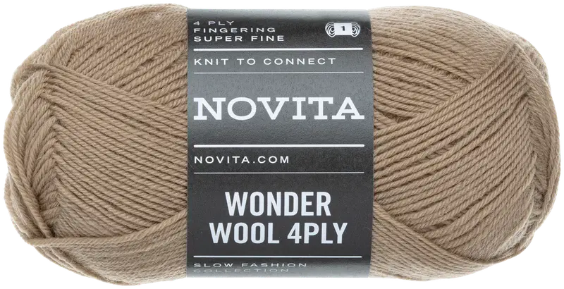 Пряжа Novita Wonder Wool 4PLY 50 г Särkkä 618 (цвет банк)
