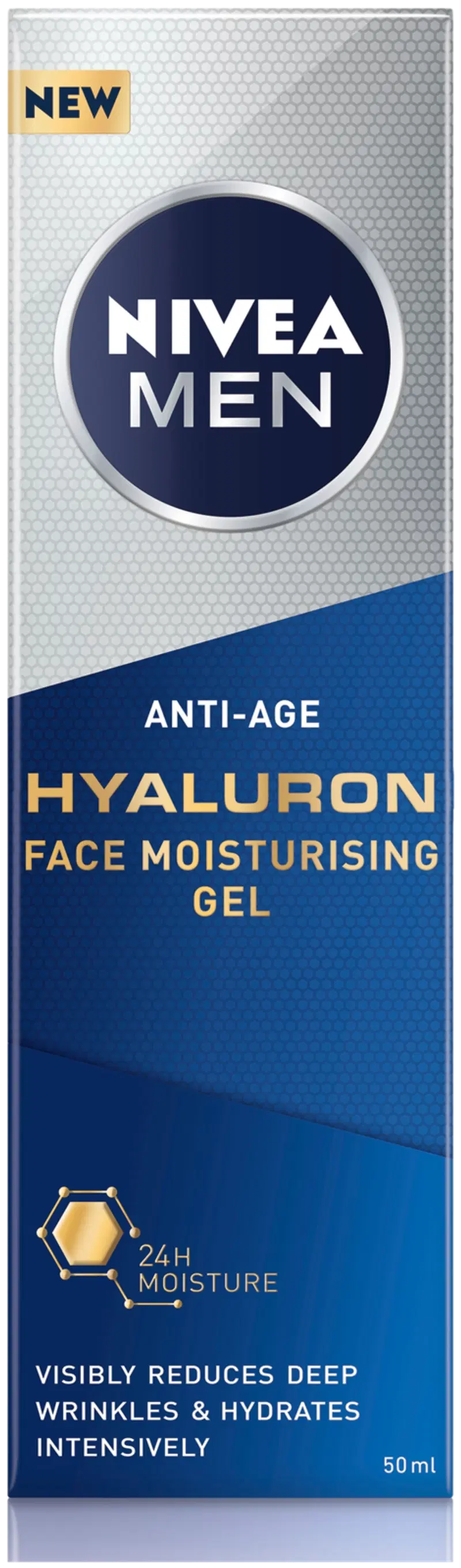 NIVEA MEN 50 мл Anti-Age Hyaluron Face Moisturizing Gel гель для лица