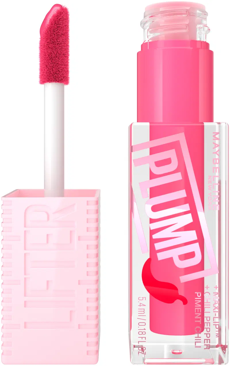 Maybelline New York Lifter Plump 004 Блеск для губ Red Flag 5,4 мл (размер СТАНДАРТ, цвет Розовое жало)