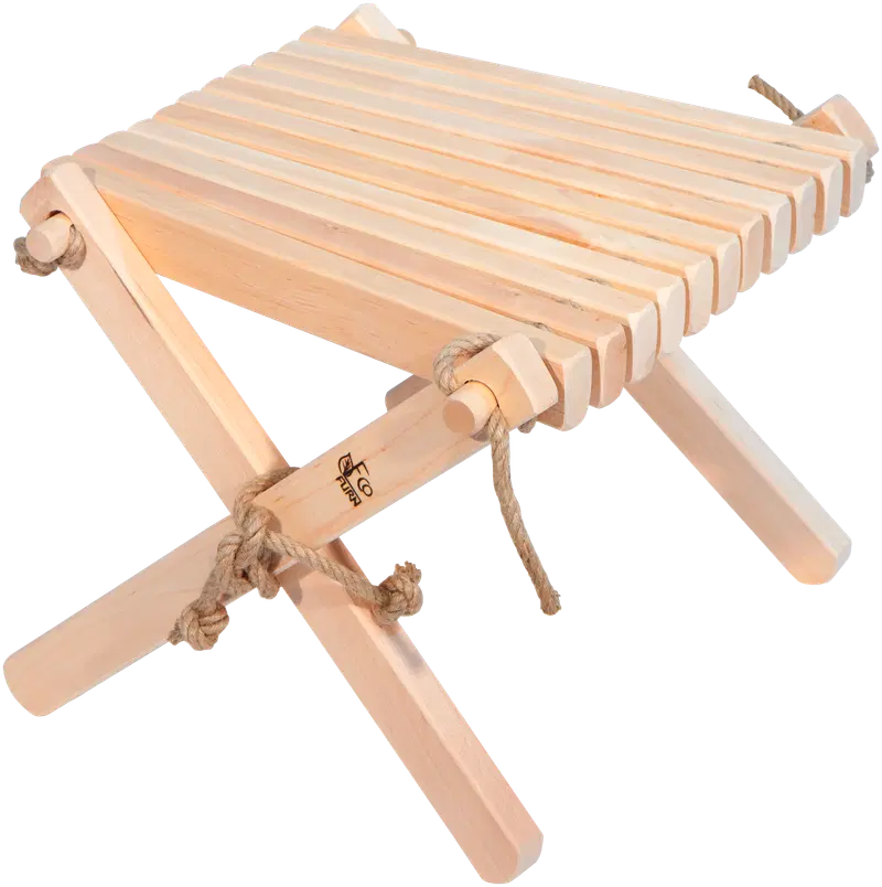 Стол/табурет для ног EcoFurn® Lilli смола ольхи необработанная (цвет естественный)
