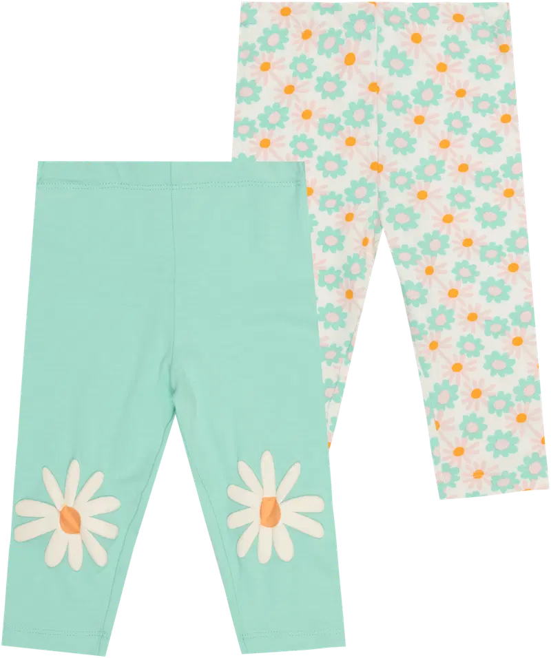 Детские леггинсы Ciraf Floral 250B260457 2 шт. (размер 56, цвет Многоцветный)