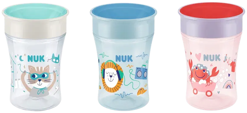 Волшебная кружка NUK Magic Cup 230мл 8 месяцев+
