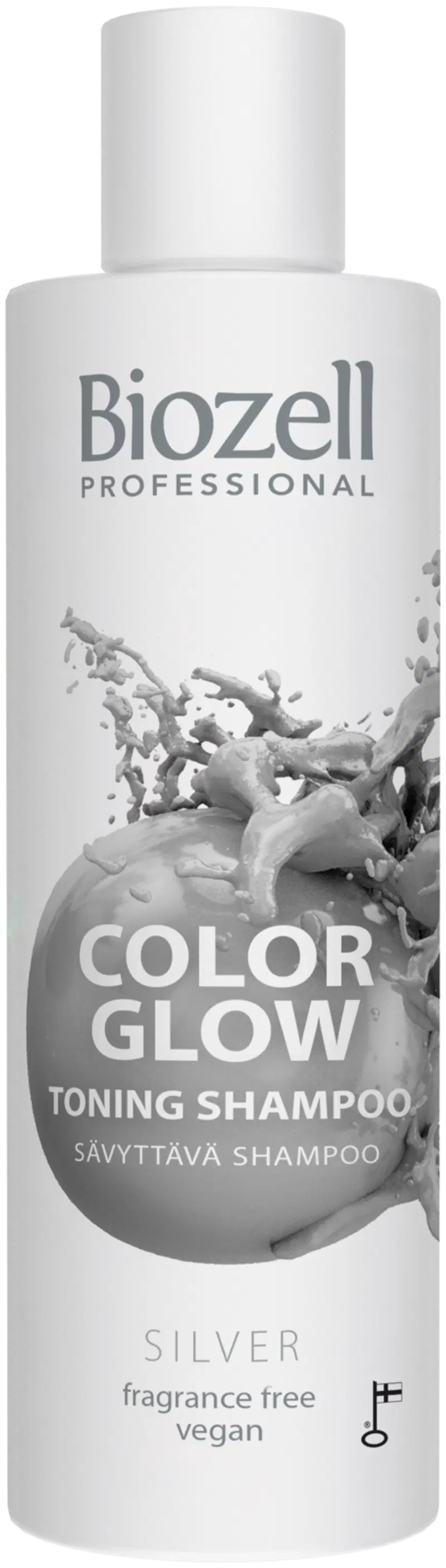 Biozell Color Tech Тонирующий шампунь 200мл Серебристый