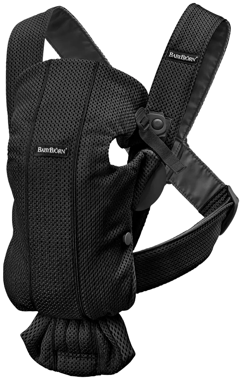 BabyBjörn переноска мини - 3d сетка, черный